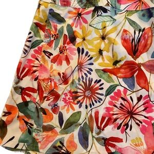 Colorful floral Mini A-Line Skirt for Resort Wear